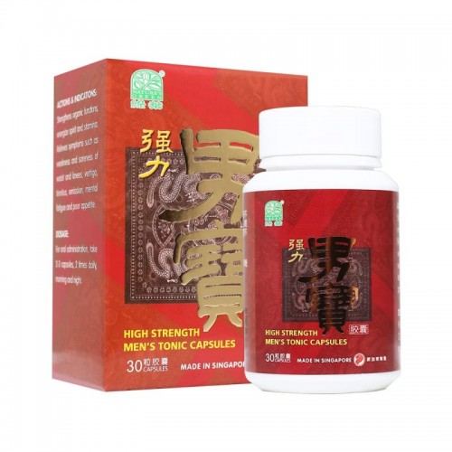 Qiang Li Nan Bao Jiao Nang High Strength Men’S Tonic Capsules 30S 强力男宝胶囊 30 S Nature'S Green 绿叶