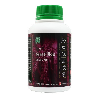 Zhi Kang Hong Qu Jiao Nang Red Yeast Rice Capsules 脂康红曲胶囊 300S Nature'S Green 绿叶