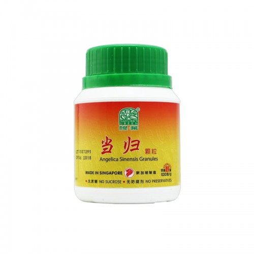 Dang Gui Ke Li 当归颗粒100G Angelica Sinensis Granules Nature'S Green 绿叶
