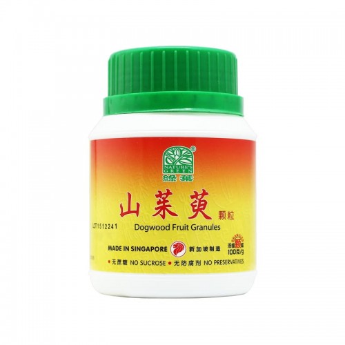 Shan Zhu Yu Ke Li 山茱萸颗粒100G Nature'S Green 绿叶