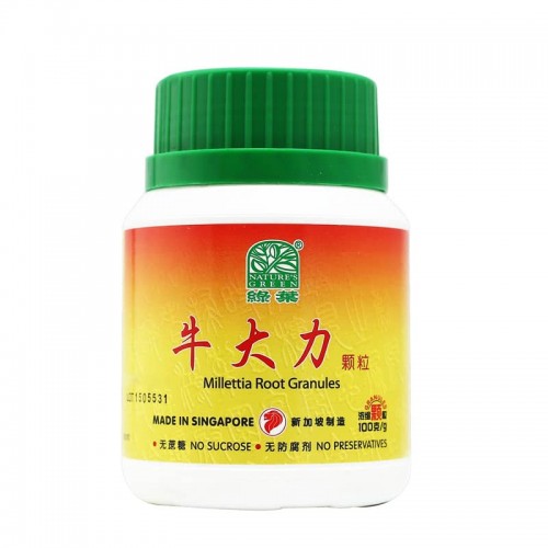 Niu Da Li Ke Li 牛大力颗粒100G Nature'S Green 绿叶