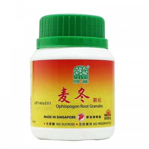 Mai Dong Ke Li 麦冬颗粒100G Nature'S Green 绿叶