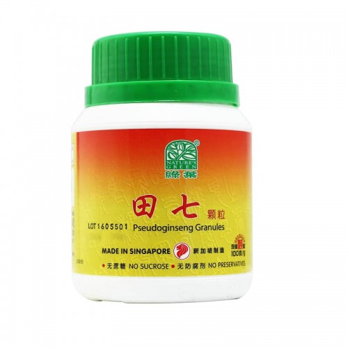 Tian Qi Ke Li 田七颗粒100G Nature'S Green 绿叶