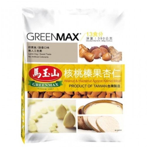 Walnut & Hazelnut Almond Meal Greenmax 马玉山 核桃榛果杏仁茶 30G X 13Packs