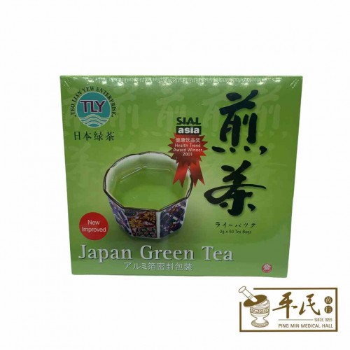 TLY Japan Green Tea 日本绿茶 煎茶 2G X 50 Tea Bags