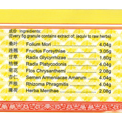 Sang Ju Ke Li 桑菊颗粒 100G Kang Shou 康寿