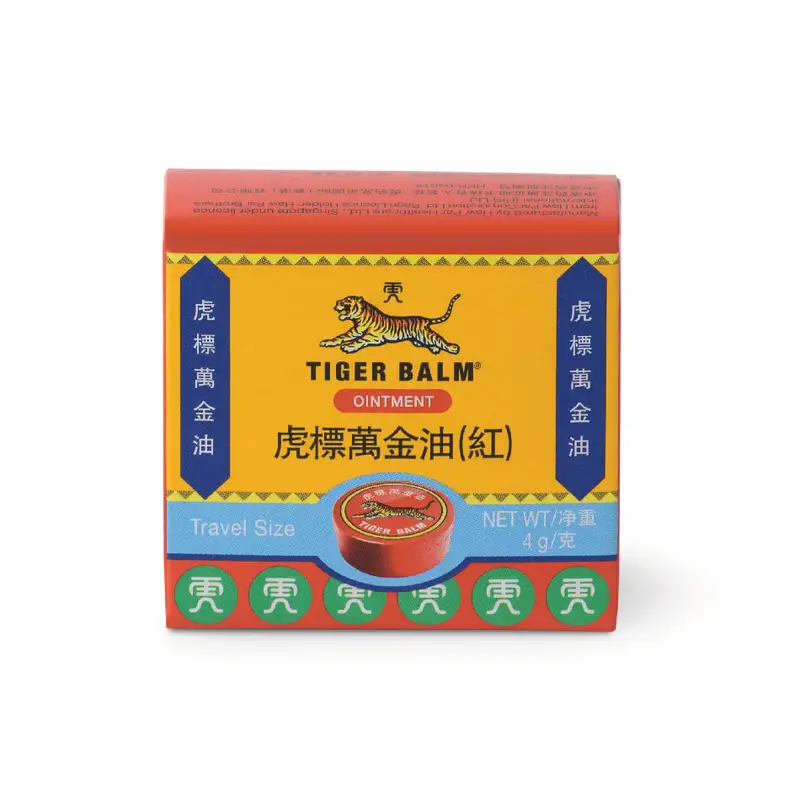 [GWJ27] 虎标万金油.红.铁盒.4G.Tiger Balm.12.2.克司.  GWJ27