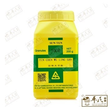 [UYC35] 茵陈五苓散.顺天堂.复方颗粒200g. YIN CHEN QU LING SAN.Shun Tian Tang.1008. UYC35