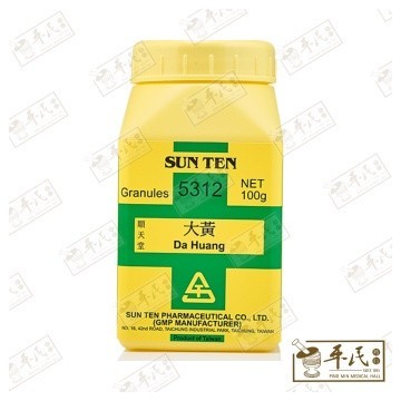 大黄.顺天堂.单味颗粒100g.Da Huang.Shun Tian Tang.5312. VDH34