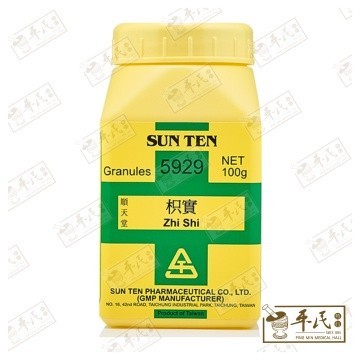 [VZS36] 枳实.顺天堂.单味颗粒100g.Zhi Shi.Shun Tian Tang.5929. VZS36