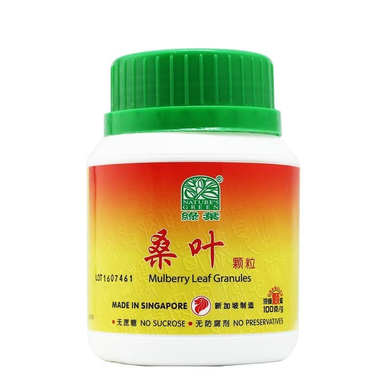 桑叶颗粒.绿叶.100g.SANG YE KE LI 100g Natures GREEN. VSY05