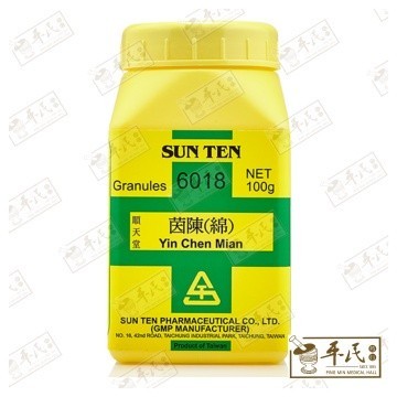 [VMY34] 棉茵陈.顺天堂.单味颗粒100g.Mian Yin Chen.Shun Tian Tang.6018. VMY34