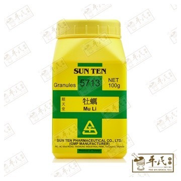[VML34] 牡蛎.顺天堂.单味颗粒100g.Mu Li.Shun Tian Tang.5713. VML34