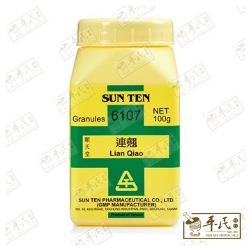 [VLQ34] 连翘.顺天堂.单味颗粒100g.Lian Qiao.Shun Tian Tang.6107. VLQ34