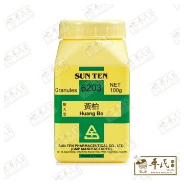 [VHB34] 黄柏.顺天堂.单味颗粒100g. Huang Bai.Shun Tian Tang.6203. VHB34