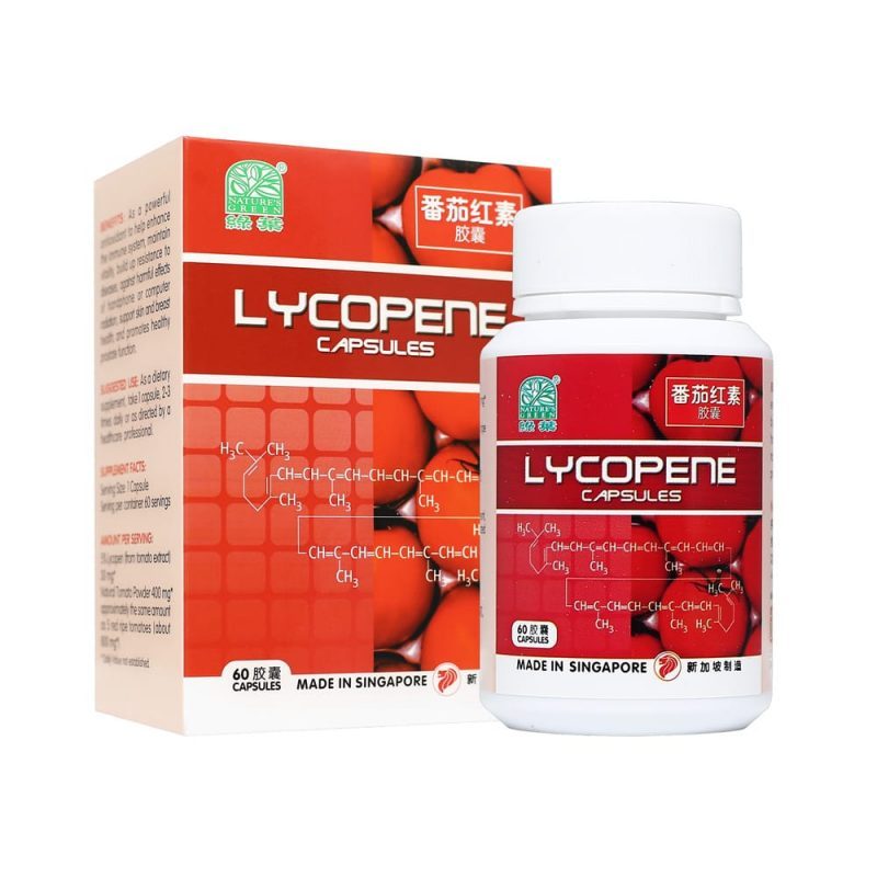 [WHQ21] 番茄红素胶囊.绿叶.60s. FAN QIE HONG SU JIAO NANG Lycopene Capsules 60s Natures GREEN. WHQ21