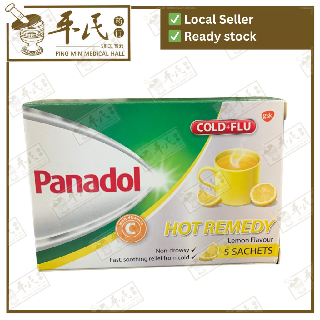 [XPA28] Panadol Cold & Flu Hot Remedy 500MG 5s.斑纳杜热饮. XPA23