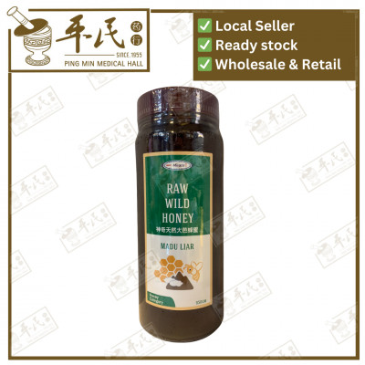 [JRW15] Raw Wild Honey.950g.Miracle. JRW15
