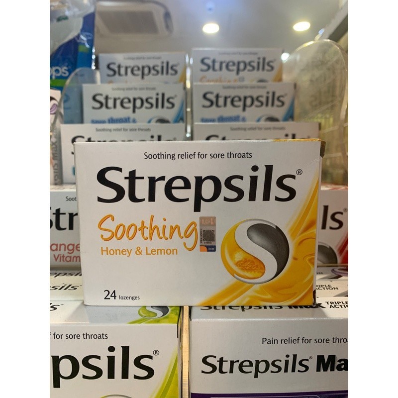 [SST11] STREPSILS.使立消糖.柠橬味.Honey & Lemon.24S. SST11