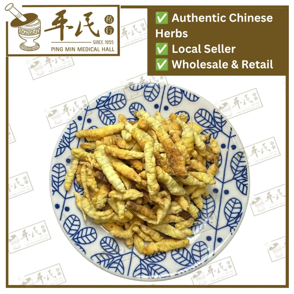 白僵蚕.[05-5-01].草药.Bai Jiang Can; HJC12